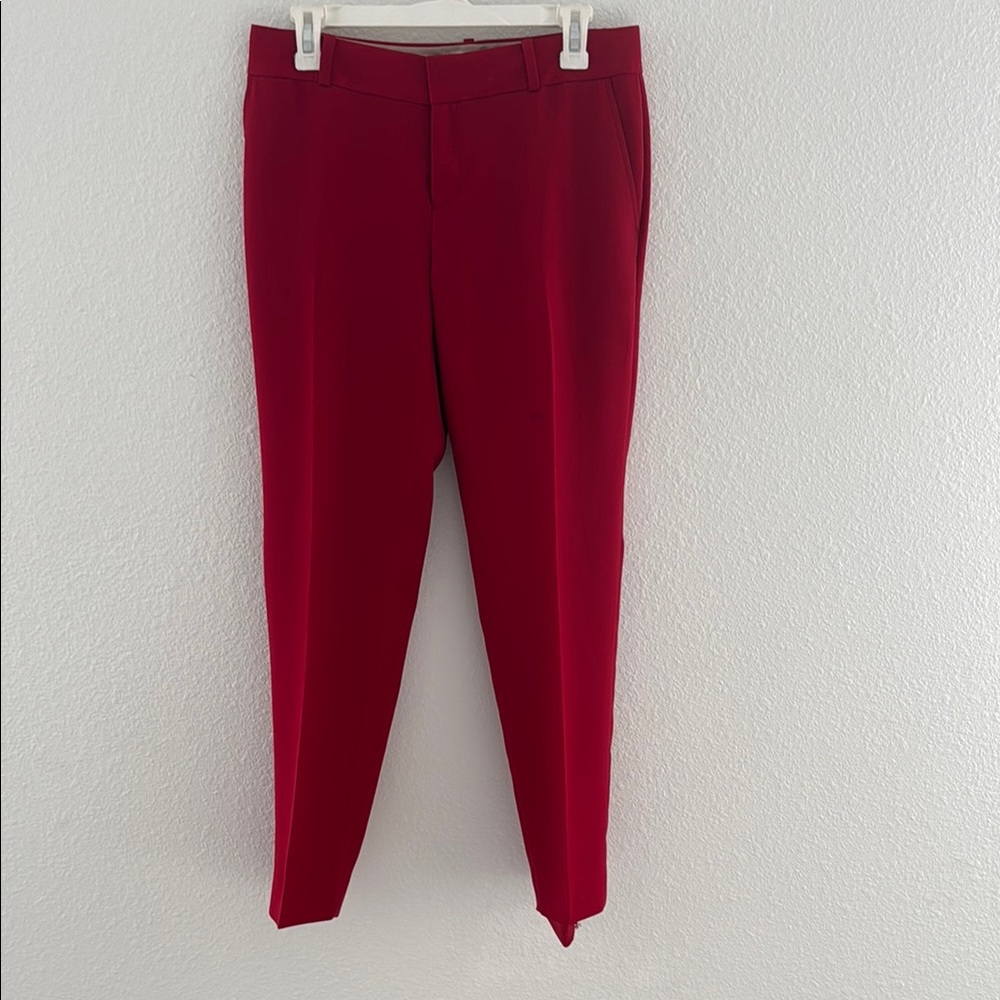 Banana Republic Red Trousers Modern Classic Design